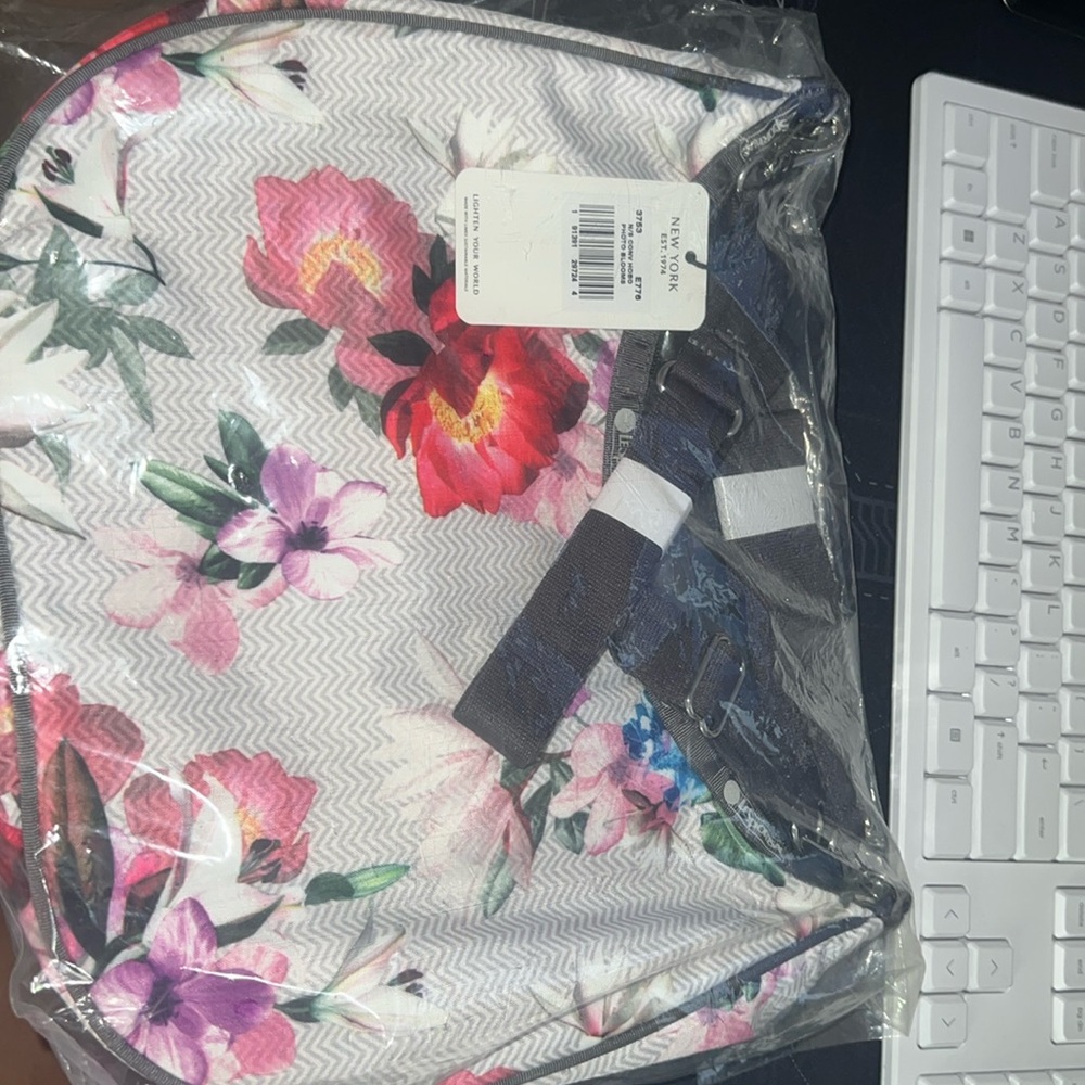 N/s conv hobo photo blooms bag